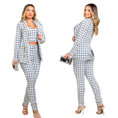 Conjunto Social Roma Blazer Top Calça - Gringa do Brás