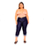 Cropped Top Feminino Decotado Plus Size Suplex Lycra Verão - Gringa do Brás