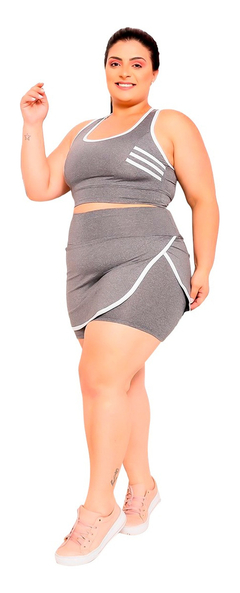 Short saia academia plus size 2025