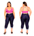 Cropped Top Feminino Decotado Plus Size Suplex Lycra Verão - loja online