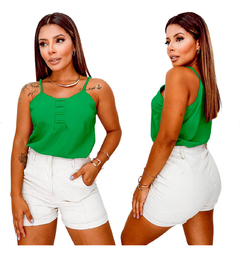 Regata Feminina Soltinha Blusa De Alcinha Básica Moda Verão