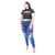 Cropped Gringa Manga Curta Gola Alta Plus Size - Gringa do Brás