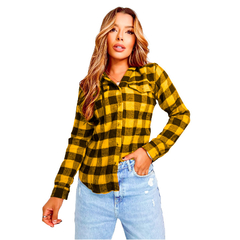 Blusa Xadrez Flanelado Com Touca - comprar online