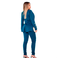 Conjunto Max Blazer Cropped E Calça - Gringa do Brás