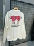 Moletom Careca BAW Sweatshirt Heart Off White - DreamBox
