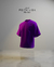 Camiseta Oversized Roxo PurePurple Alta Gramatura - Peita Lisa Ateliê