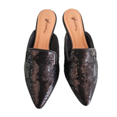 MULE FEMININO VIVAFLEX LANTEJOULAS - 617179 - comprar online