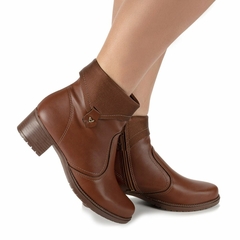 BOTA FEMININA MISSISSIPI CANO CURTO SALTO BAIXO - Q8463