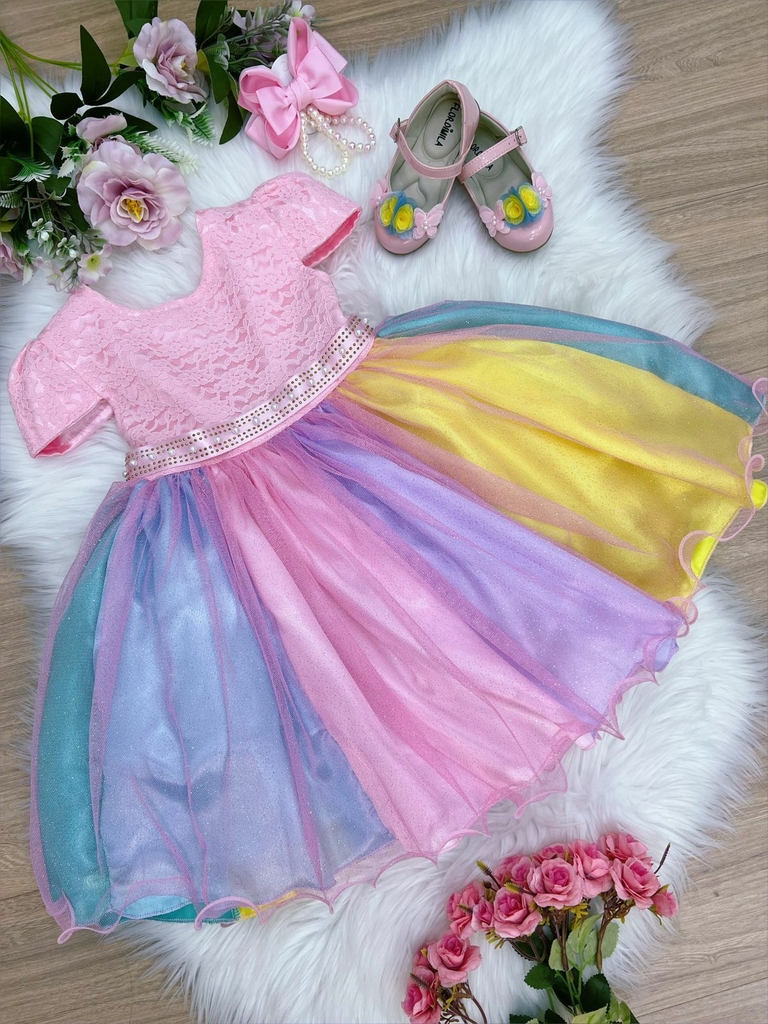 Moana Princess Baby Girls Vestido, Arco Tutu Infantil, Vestido de