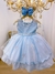 VESTIDO INFANTIL FROZEN COM CAPA LUXO FESTAS DE PRINCESAS - comprar online