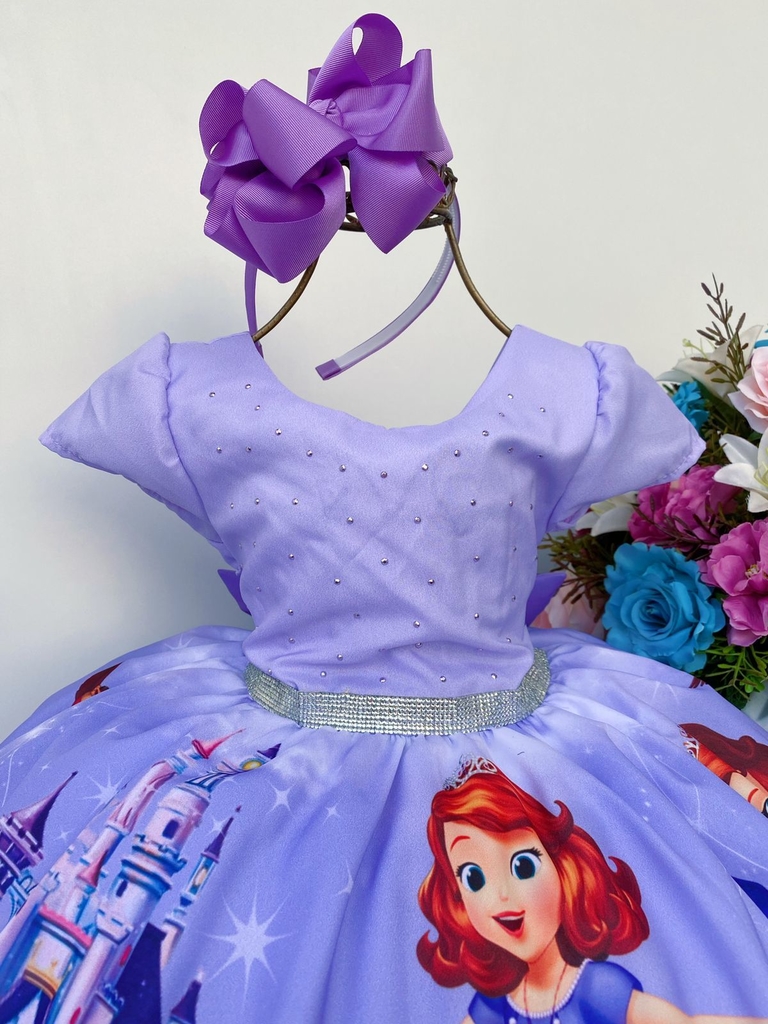 Vestido da Princesa Sofia 02 Anos