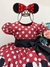 VESTIDO INFANTIL MINNIE VERMELHO BUSTO FLORAL SAIA BOLINHAS - comprar online