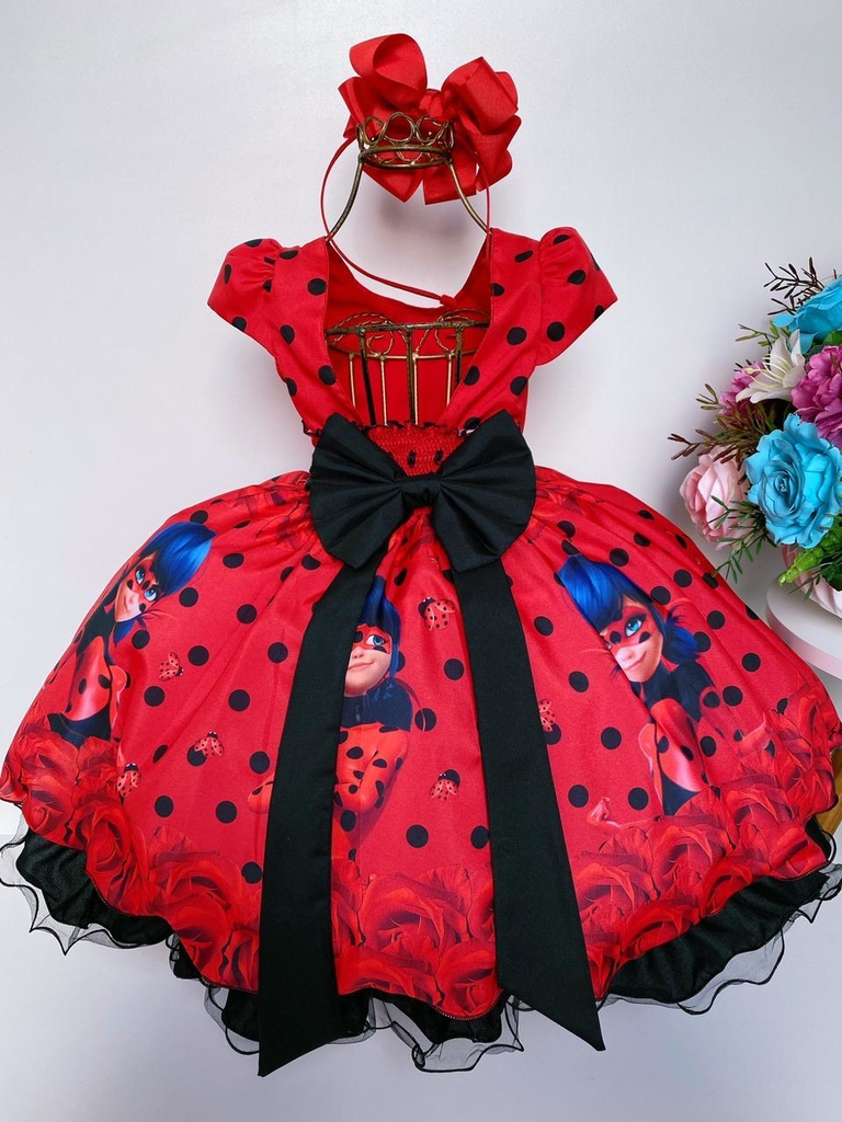 Vestidinho hotsell da ladybug