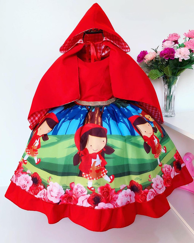 Chapeuzinho sales vermelho vestido