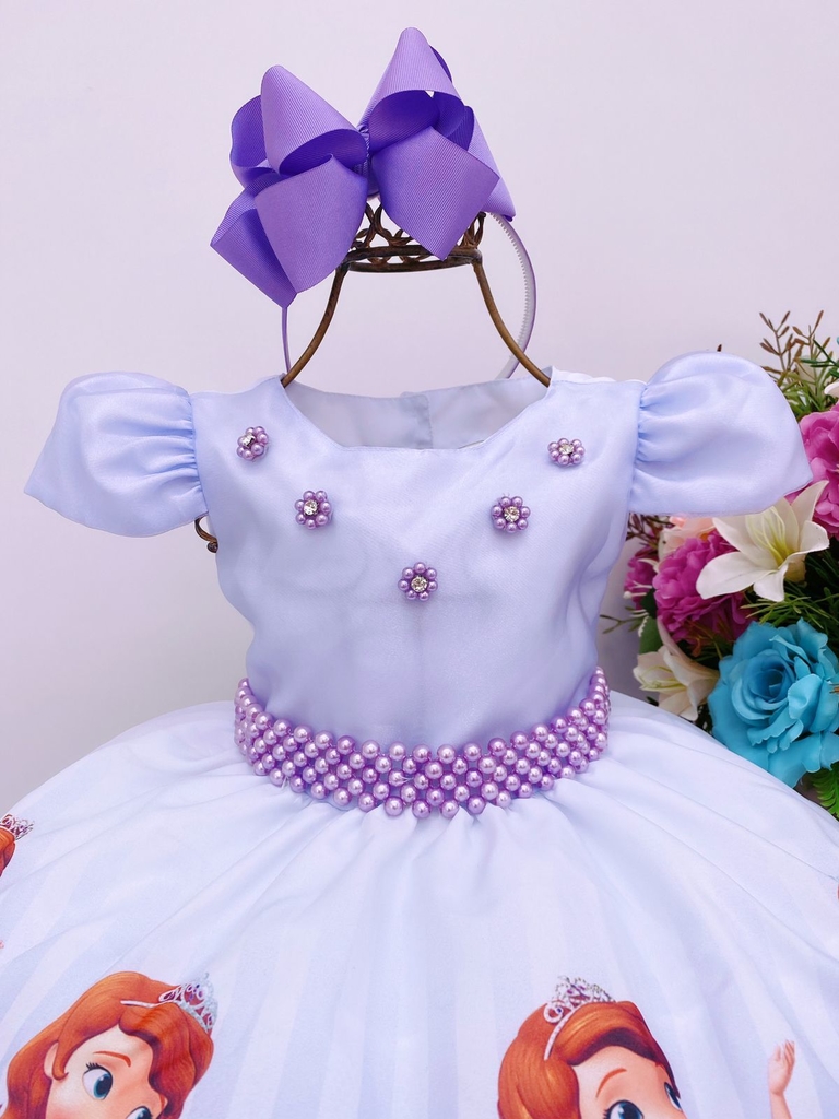 Vestido Princesa Sofia Infantil