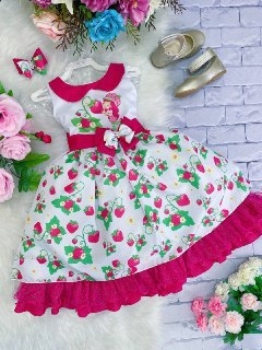 Vestido Moana Baby Infantil Luxo Festa Aniversário