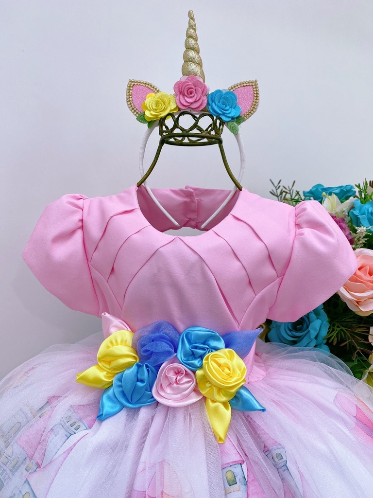 Moana Princess Baby Girls Vestido, Arco Tutu Infantil, Vestido de