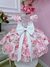 Vestido Infantil Off White Jardim das Borboletas e Florzinhas na internet