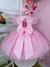 Vestido Infantil Rosa C/ Aplique Borboletas e Flores Pérolas na internet