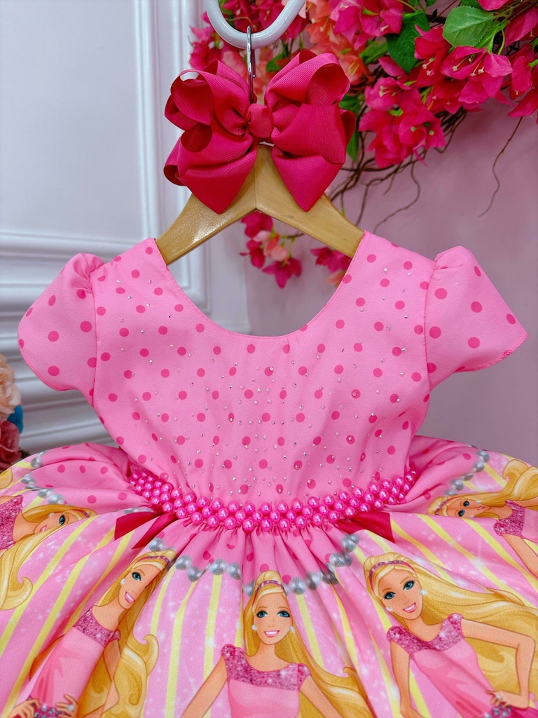 Vestido infantil da Barbie