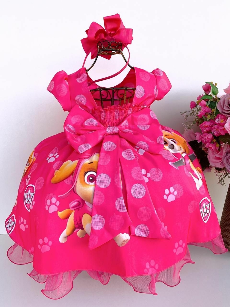 Vestido - Patrulha Canina | Skye - Comprar em SAMULICA