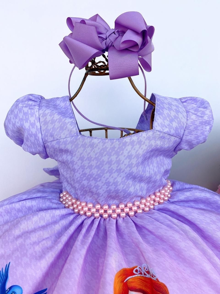 Vestido da princesa sofia