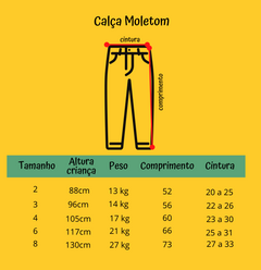 CALÇA MOLETOM/AZUL JEANS - comprar online