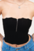 Corset Preto - Lisa - Pangeia 96