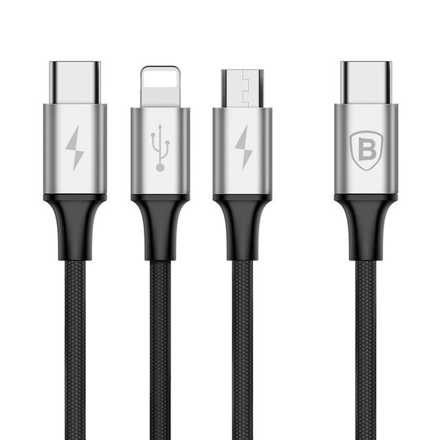 GENERICO Cable USB-C para iPhone Lightning carga rapida 3A
