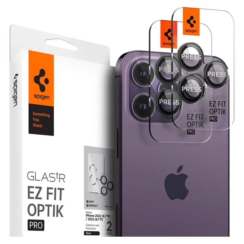 Blindado Camara GlasTr Optik Ez Fit Pro para iPhone 14 Pro/Pro Max - 15  Pro/Pro