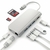 Hub Multipuerto 4K Ethernet USB-C (Ethernet/ USB-C (PD) / 3x USB 3.0 / HDMI 4K / MSD / SD) * Satechi - Vait Store