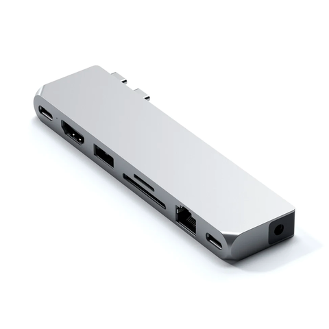 Hub Pro Hub Max Dual USB-C a USB 4 - HDMI - USB-A - RJ45 - 3.5mm - MSD - SD * Satechi