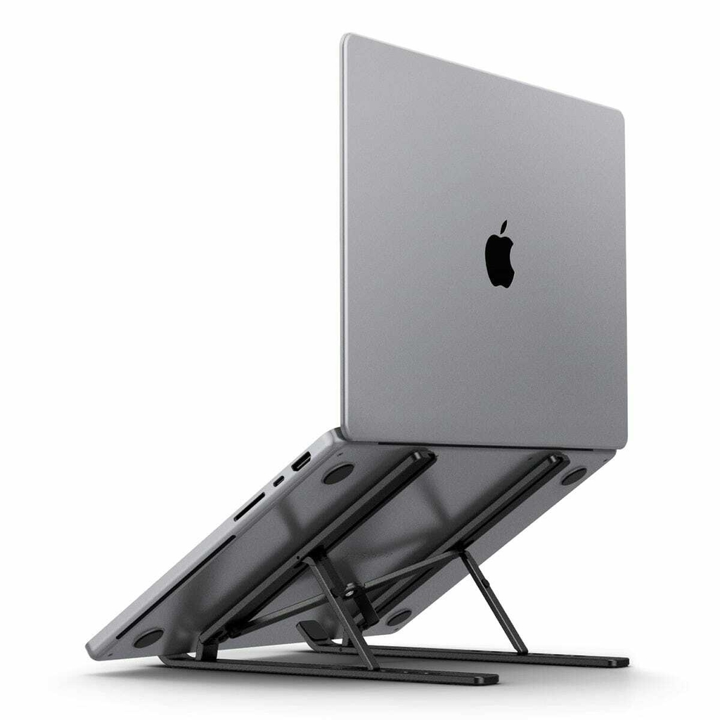 Soporte ajustable de aluminio para laptop, plegable, portátil. Compatible  con MacBook Air Pro, HP, Lenovo, Dell y otras laptops y tabletas de 10 a