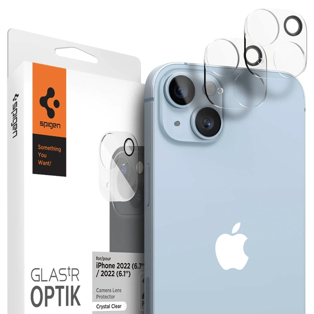 Blindado Camara GlasTr Optik Ez Fit Pro para iPhone 14 Pro/Pro Max - 15 Pro/Pro  Max (2 unid) * Spigen