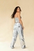 TOP DENIM METALIZADO PLATA LUNA - comprar online