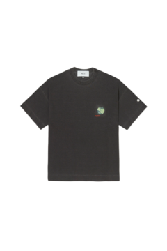 GRID MOON TEE OVERSIZED WASHED BLACK - comprar online