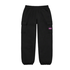CARGO PANTS EMBROIDERY BLACK