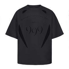 CAMISETA OVERSIZED “999” CINZA