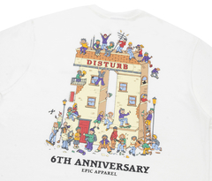 BUILDING HISTORY TEE IN OFF WHITE - EUPHORIA STORE