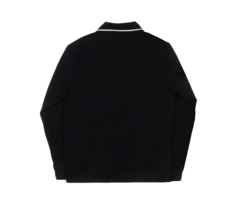 FRONT RUNNER LONG SLEEVE POLO IN BLACK - comprar online