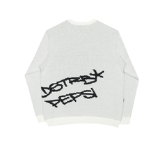 FUSION SWEATER IN OFF-WHITE - comprar online