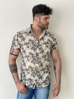 Camisa Social MC Masculina EC Coqueiro Preto na internet