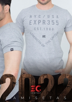 Camiseta Masculina EC Company EXPR 355 mescla