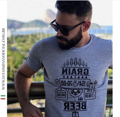 Camiseta Masculina EC Company Grain Beer Mescla - comprar online