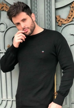 Blusa de Linho Europeu Preto