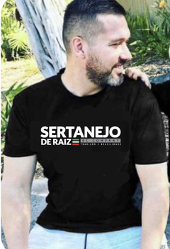 Camiseta Masculina EC Company Sertanejo Raiz Preta na internet