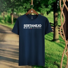 Camiseta Masculina EC Company- Sertanejo Raiz Azul - loja online