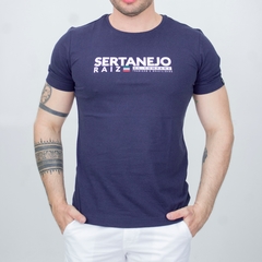 Camiseta Masculina EC Company- Sertanejo Raiz Azul - comprar online