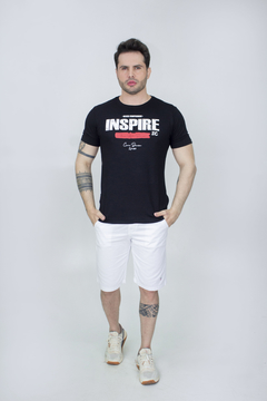 Camiseta Masculina EC Company Inspire preta na internet