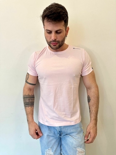 Camiseta Masculina EC Company Básica Rosa